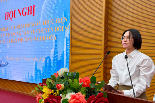 Phường Ô Chợ Dừa triển khai cao điểm 100 ngày thực hiện các nhiệm vụ trọng tâm về chuyển đổi số