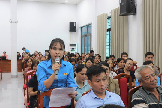 Công đoàn xã Bình Minh: Lắng nghe để chăm lo tốt hơn cho người lao động