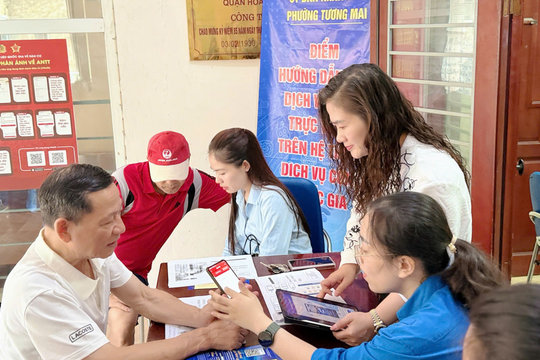 Phường Tương Mai: Tăng tốc 100 ngày chuyển đổi số