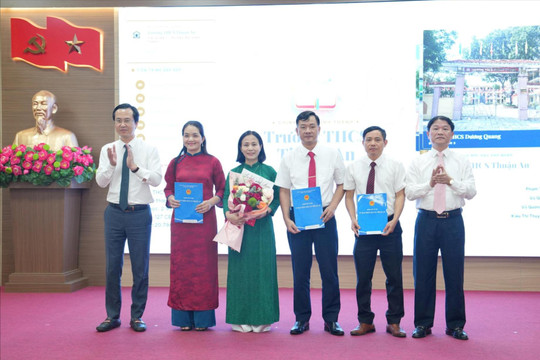Xã Thuận An thành lập 8 trường công lập sau sắp xếp