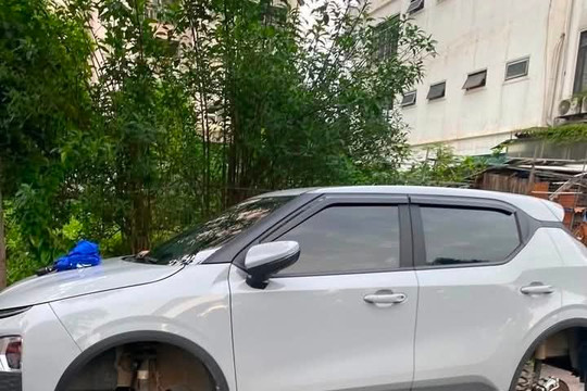 Làm rõ đối tượng chuyên tháo bánh xe ô tô tại các khu đô thị