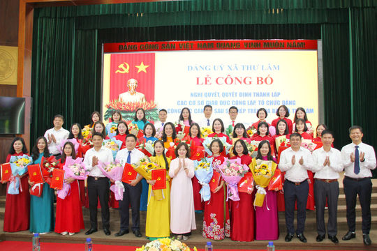 Xã Thư Lâm: Sắp xếp, tổ chức lại mạng lưới trường học công lập