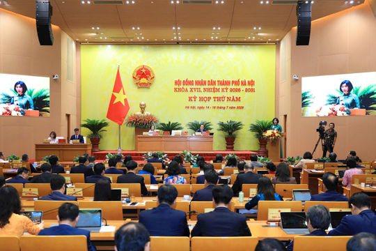 Dự kiến kỳ họp chuyên đề HĐND thành phố Hà Nội diễn ra ngày 10-8