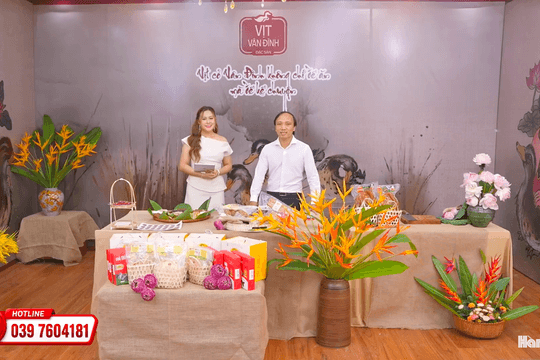Vân Đình: Sản vật quê hương trong không gian sáng tạo