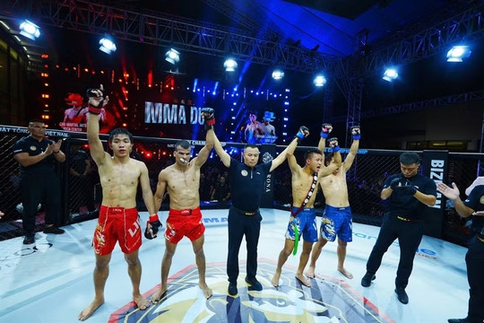 195 võ sĩ trẻ tranh tài tại Giải vô địch trẻ Võ thuật tổng hợp quốc gia