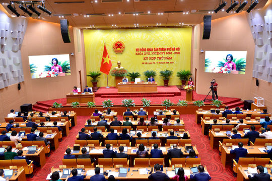Kỳ họp thứ 6 HĐND thành phố Hà Nội: Xem xét việc tổ chức lại, thành lập một số cơ quan chuyên môn thuộc UBND thành phố