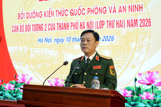 Hà Nội: Khai giảng lớp bồi dưỡng kiến thức quốc phòng và an ninh đối tượng 2