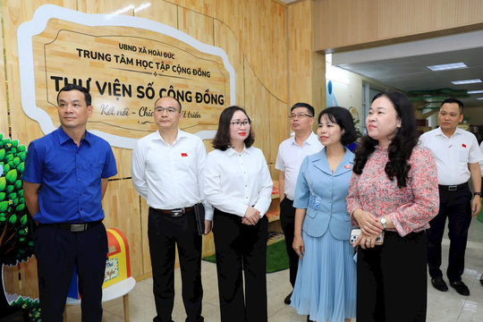 Đánh giá kỹ hiệu quả của tổ chuyển đổi số cộng đồng tại xã Hoài Đức