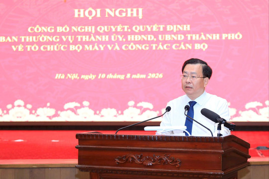 Đồng chí Võ Nguyên Phong giữ chức Giám đốc Sở Xây dựng Hà Nội
