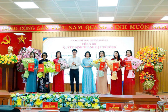 Phường Kim Liên còn 11 trường công lập sau sắp xếp