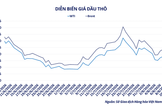 Giá dầu thô và đường cùng tăng