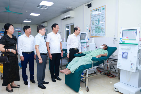 Bệnh viện đa khoa Hoài Đức khai trương Đơn nguyên Thận nhân tạo