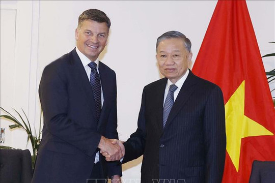 Tổng Bí thư, Chủ tịch nước Tô Lâm tiếp Lãnh đạo Liên đảng Tự do - Quốc gia Australia