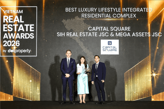 Capital Square: Dấu ấn khai mở chuẩn sống tích hợp được vinh danh tại Dot Property Vietnam 2026