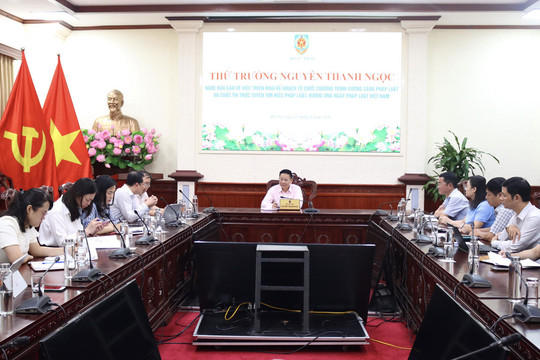 Bộ Tư pháp tổ chức cuộc thi trực tuyến “Tìm hiểu về Hiến pháp và pháp luật trong kỷ nguyên số”