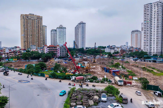 Tăng tốc thi công nút giao Phạm Tu - đường 70