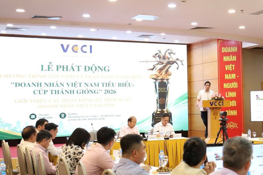 Cúp Thánh Gióng 2026 hướng tới tôn vinh 100 doanh nhân tiêu biểu