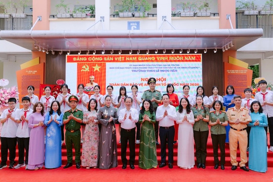 Phường Hai Bà Trưng, lan toả phong trào toàn dân bảo vệ an ninh Tổ quốc trong các cơ sở giáo dục
