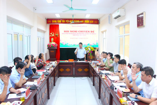 Phường Giảng Võ sắp xếp tổ chức đảng tại 8 cơ sở giáo dục công lập