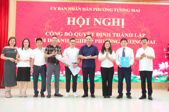 Hội Doanh nghiệp phường Tương Mai khẳng định vai trò trong sự phát triển của địa phương