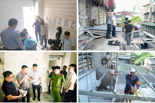 Phường Thanh Xuân tăng cường kỷ cương trong quản lý trật tự xây dựng