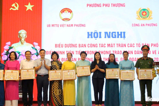 Phường Phú Thượng: Xây dựng thế trận lòng dân vững chắc từ cơ sở