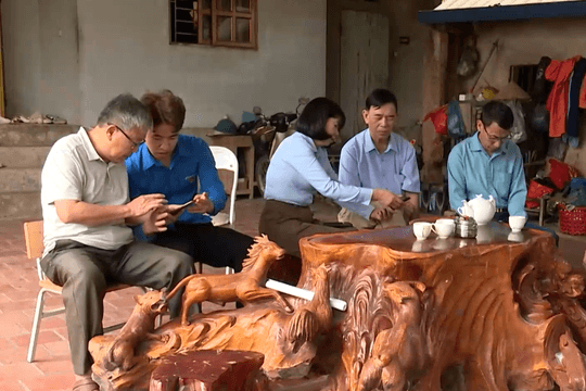 Xã Trung Giã triển khai mô hình “Thôn số”, kết nối chính quyền với người dân