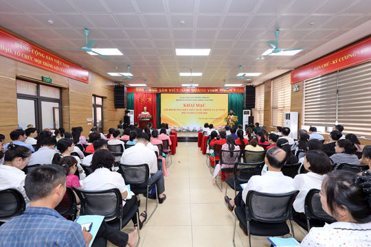 Phường Vĩnh Tuy: 146 học viên dự lớp bồi dưỡng kiến thức quốc phòng và an ninh