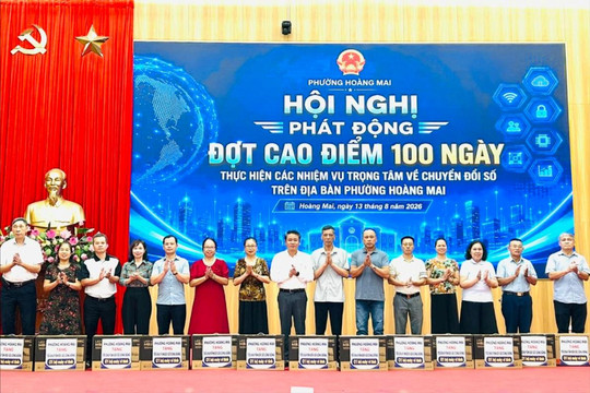 Chuyển đổi số tại phường Hoàng Mai: 100 ngày làm thật, hiệu quả thật
