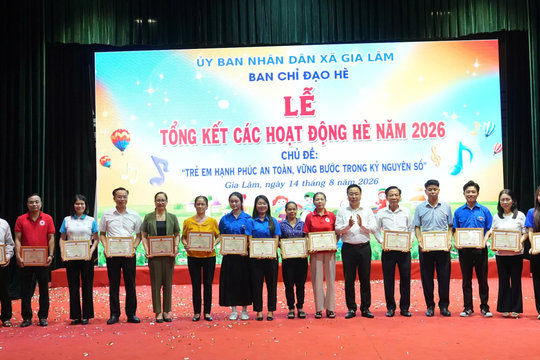 Gia Lâm: Đa dạng hoạt động hè, chăm lo thiết thực cho thiếu nhi