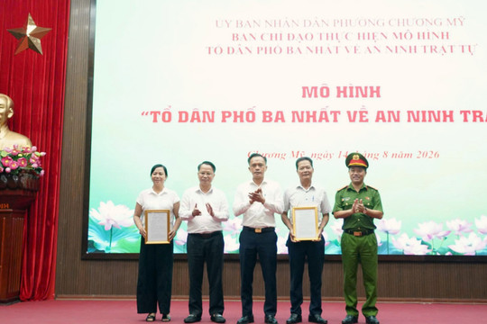 Chương Mỹ giữ bình yên từ cơ sở