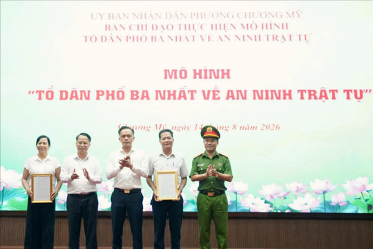 Chương Mỹ giữ bình yên từ cơ sở