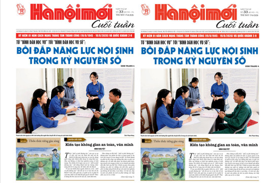Đón đọc Hànộimới Cuối tuần số 33
