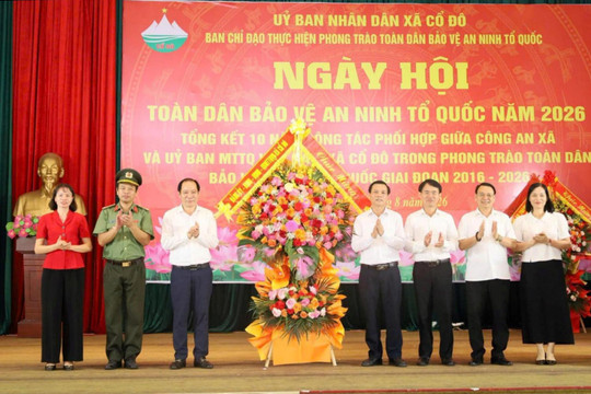 Xã Cổ Đô phát huy sức dân, xây dựng thế trận an ninh nhân dân từ cơ sở