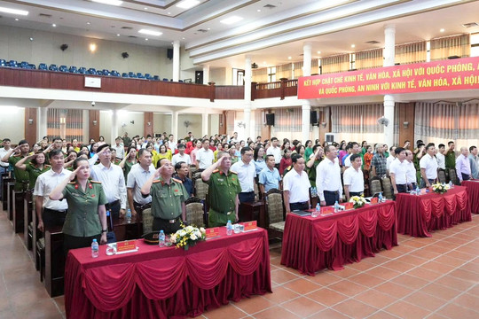 Công ty May Sơn Hà tổ chức Ngày hội toàn dân bảo vệ an ninh Tổ quốc