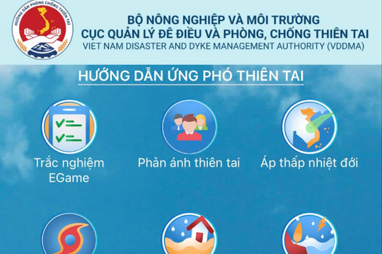 Ra mắt ứng dụng “Hướng dẫn phòng, chống thiên tai” cho người dân
