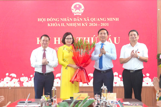Đồng chí Nguyễn Thị Ngọc Hà được bầu giữ chức Chủ tịch HĐND xã Quang Minh