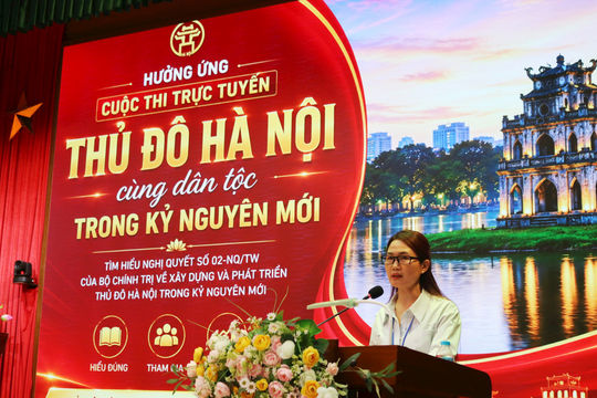 Quốc Oai phát động Cuộc thi trực tuyến tìm hiểu Nghị quyết về xây dựng Thủ đô