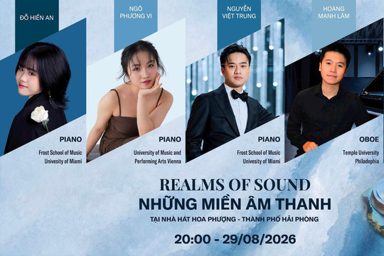 Hòa nhạc “Những miền âm thanh” chung khát vọng xây dựng Thành phố Âm nhạc