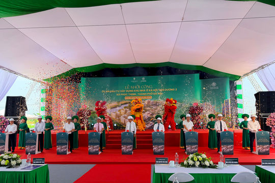 Hà Nội: Khởi công dự án nhà ở xã hội Tiên Dương 2
