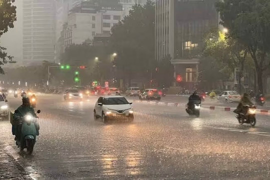 Hà Nội: 21 xã, phường dự kiến hứng chịu lượng mưa lớn trong hai ngày tới