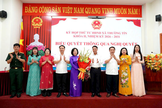 Đồng chí Trần Hồng Hạnh giữ chức Chủ tịch HĐND xã Thường Tín