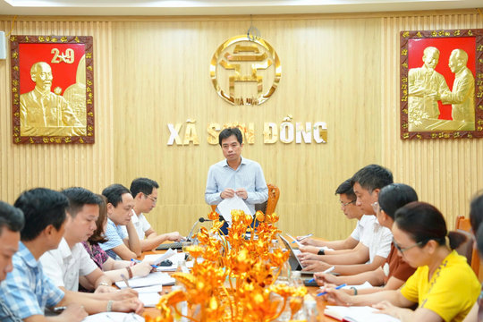 Xã Sơn Đồng rà soát cơ sở vật chất, bảo đảm tiến độ chuẩn bị năm học mới
