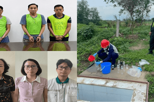 Kiên quyết xử lý các hành vi đổ chất thải và khai thác khoáng sản trái phép