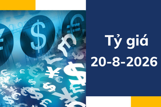 Tỷ giá ngày 20-8: USD giảm thấp nhất trong 3 tháng