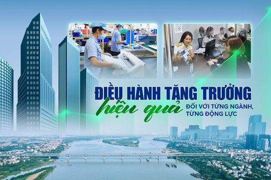 Điều hành tăng trưởng hiệu quả đối với từng ngành, từng động lực