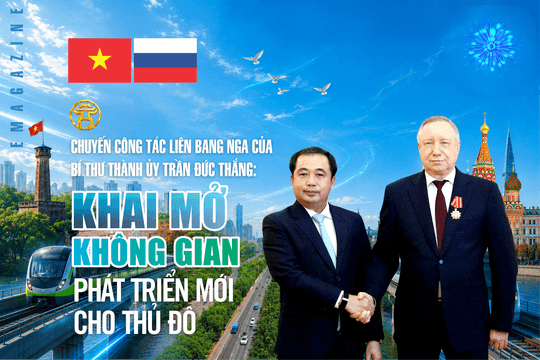 Chuyến công tác Liên bang Nga của Bí thư Thành ủy Trần Đức Thắng: Khai mở không gian phát triển mới cho Thủ đô