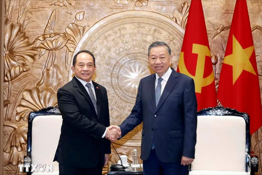 Tổng Bí thư, Chủ tịch nước Tô Lâm: Việt Nam và Philippines tiếp tục phối hợp giải quyết các vấn đề có lợi ích chung trên Biển Đông