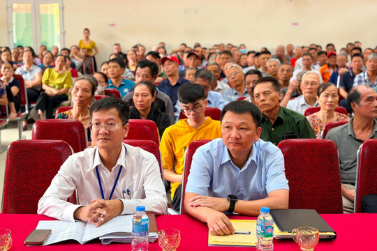 Xã Phúc Thịnh chuẩn bị giải phóng mặt bằng Khu đô thị Bắc Thăng Long Urban City