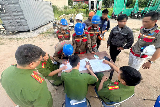 Công an phường Kiến Hưng rà soát, ngăn ngừa ma túy tại khu nhà trọ, công trường